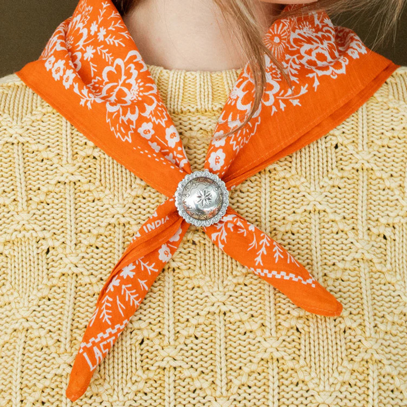 Concho Scarf Slide Sunflower