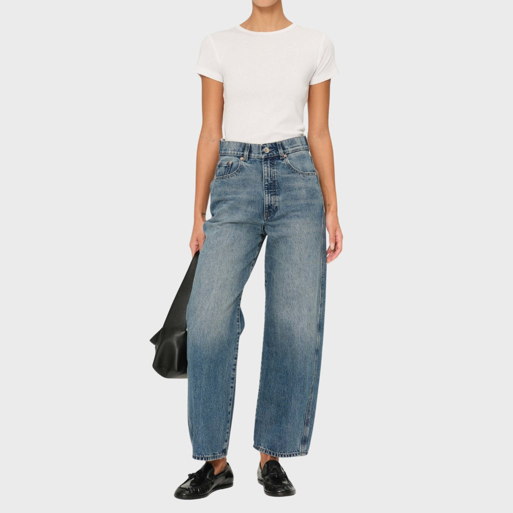 Taylor Barrel High Rise Crop