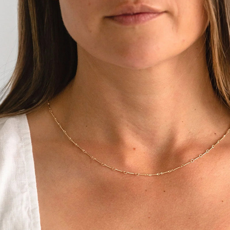 Alice Link Necklace | Gold Fill 16-18"