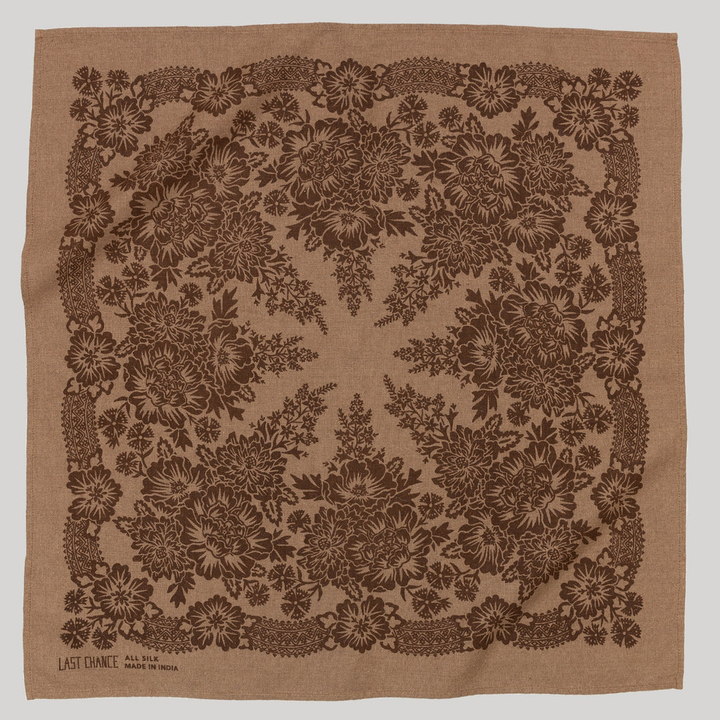 Natural Dye Silk Bandana