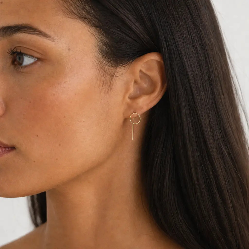 Eloise Threader Earrings | Gold Fill