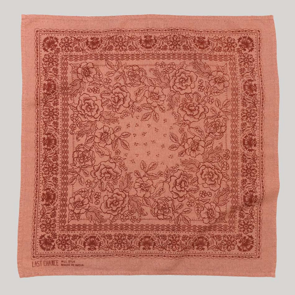 Natural Dye Silk Bandana