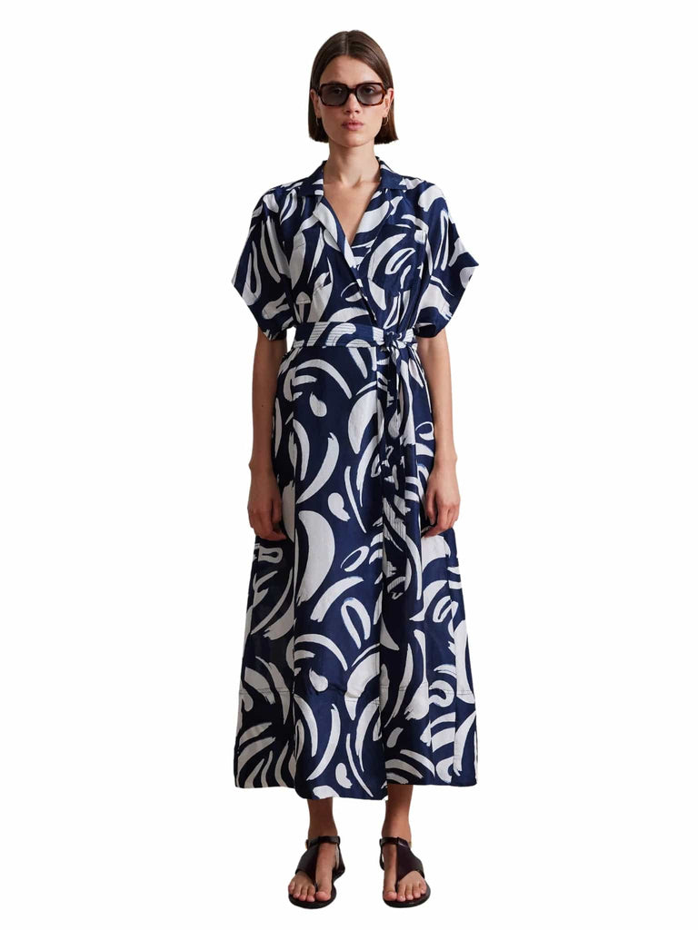 Apiece Apart Women's Dresses Vincenza Wrap Maxi