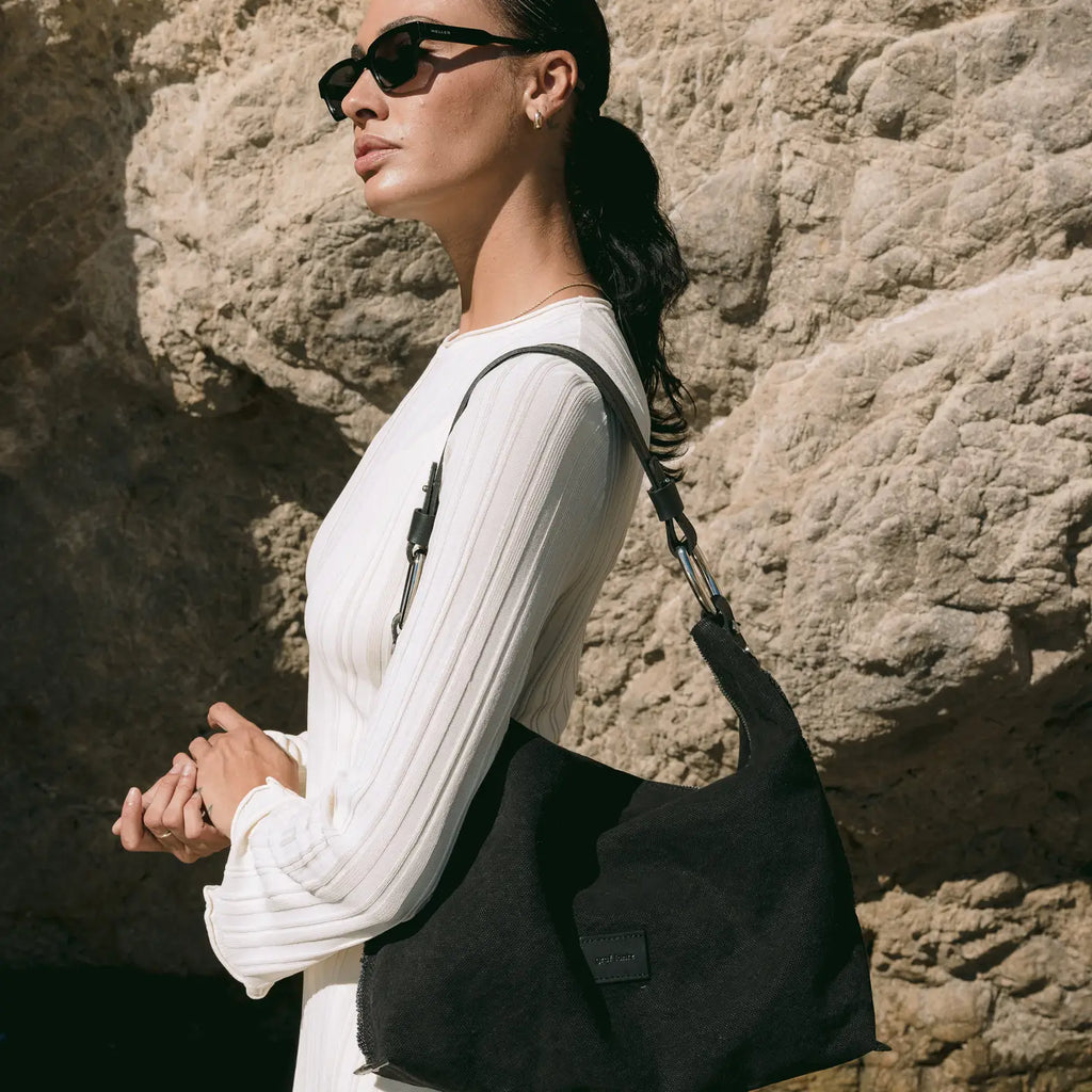 Hana Canvas Hobo Bag