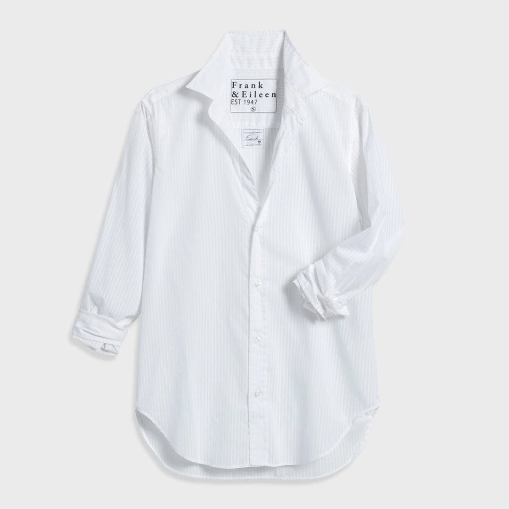 Frank & Eileen Frank & Eileen - 161 F&E Tops White / XXS Shirley Oversized Button-Up Shirt - Superluxe Poplin